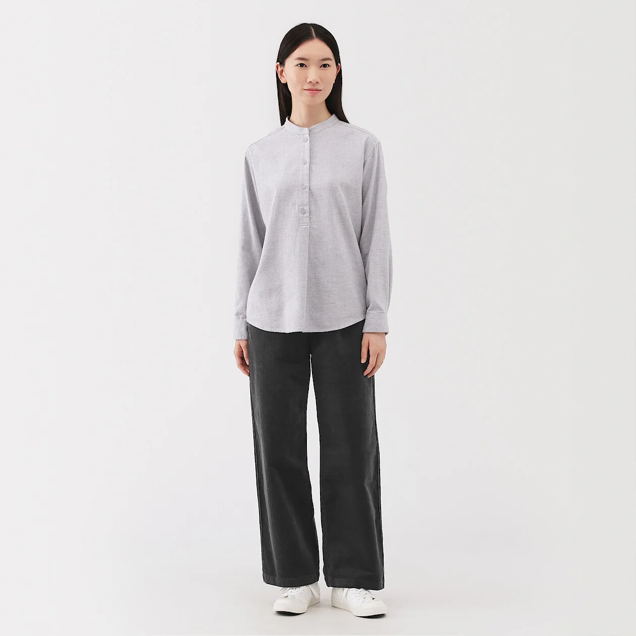 Stretch Corduroy Easy Straight Pants - Image 12