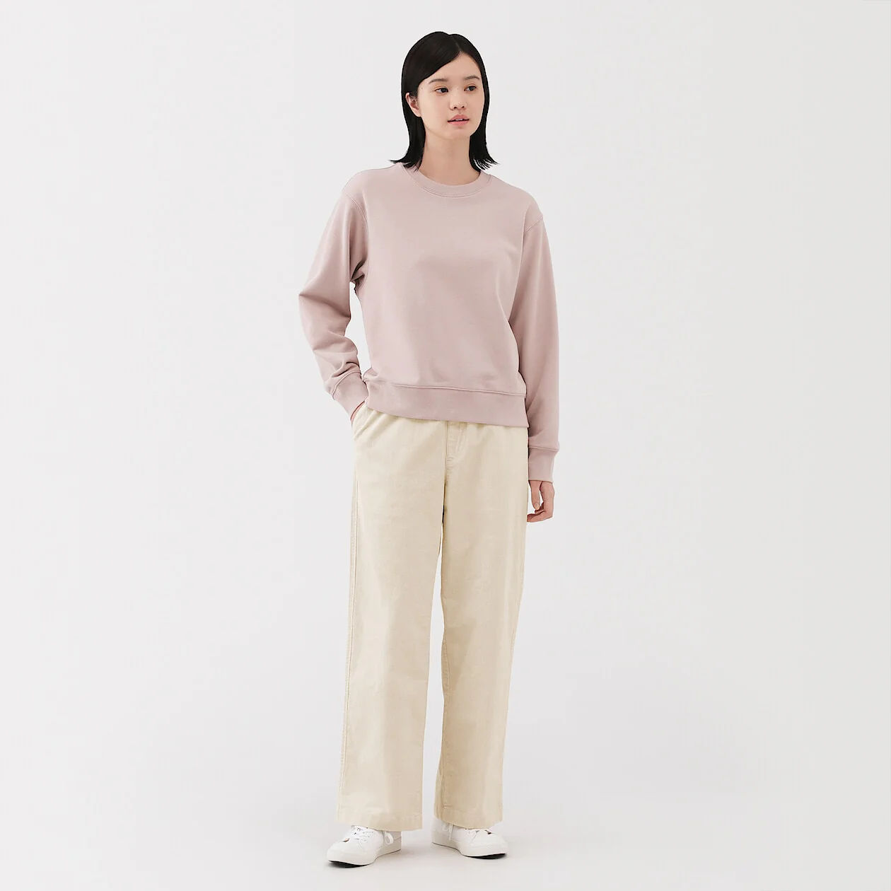 Stretch Corduroy Easy Straight Pants - Image 17