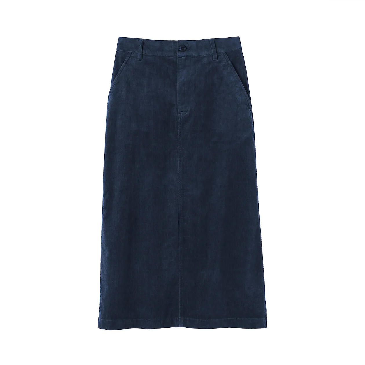 Stretch Corduroy Midi Skirt - Image 10