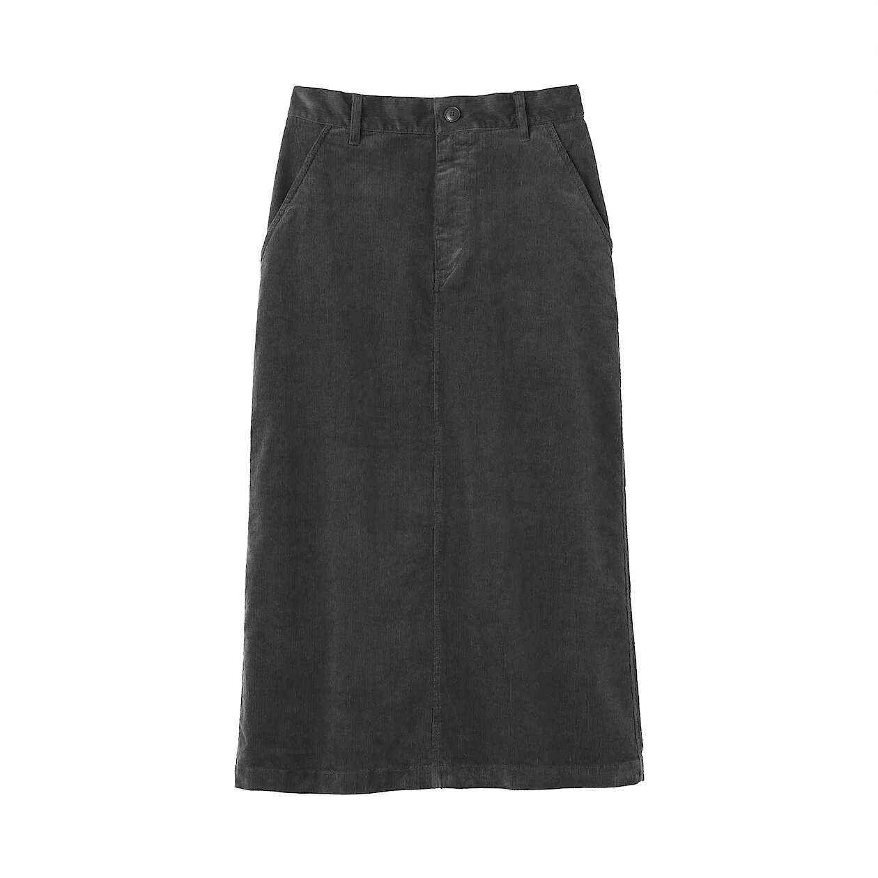 Stretch Corduroy Midi Skirt - Image 16