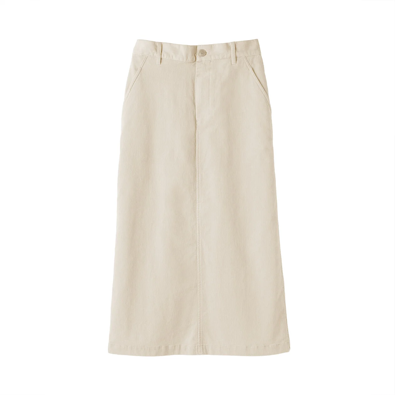 Stretch Corduroy Midi Skirt - Image 22