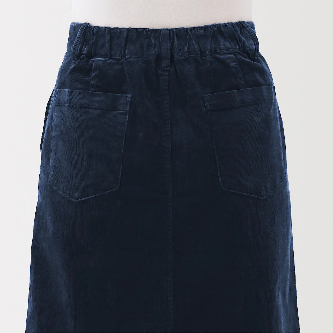 Stretch Corduroy Midi Skirt - Image 6