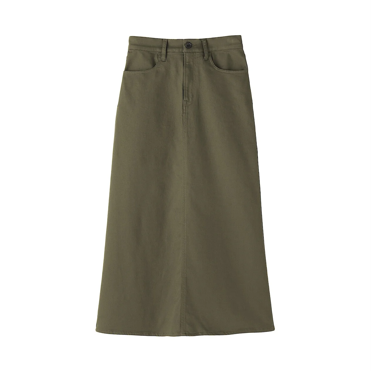 Stretch Denim A-Line Skirt - Image 10
