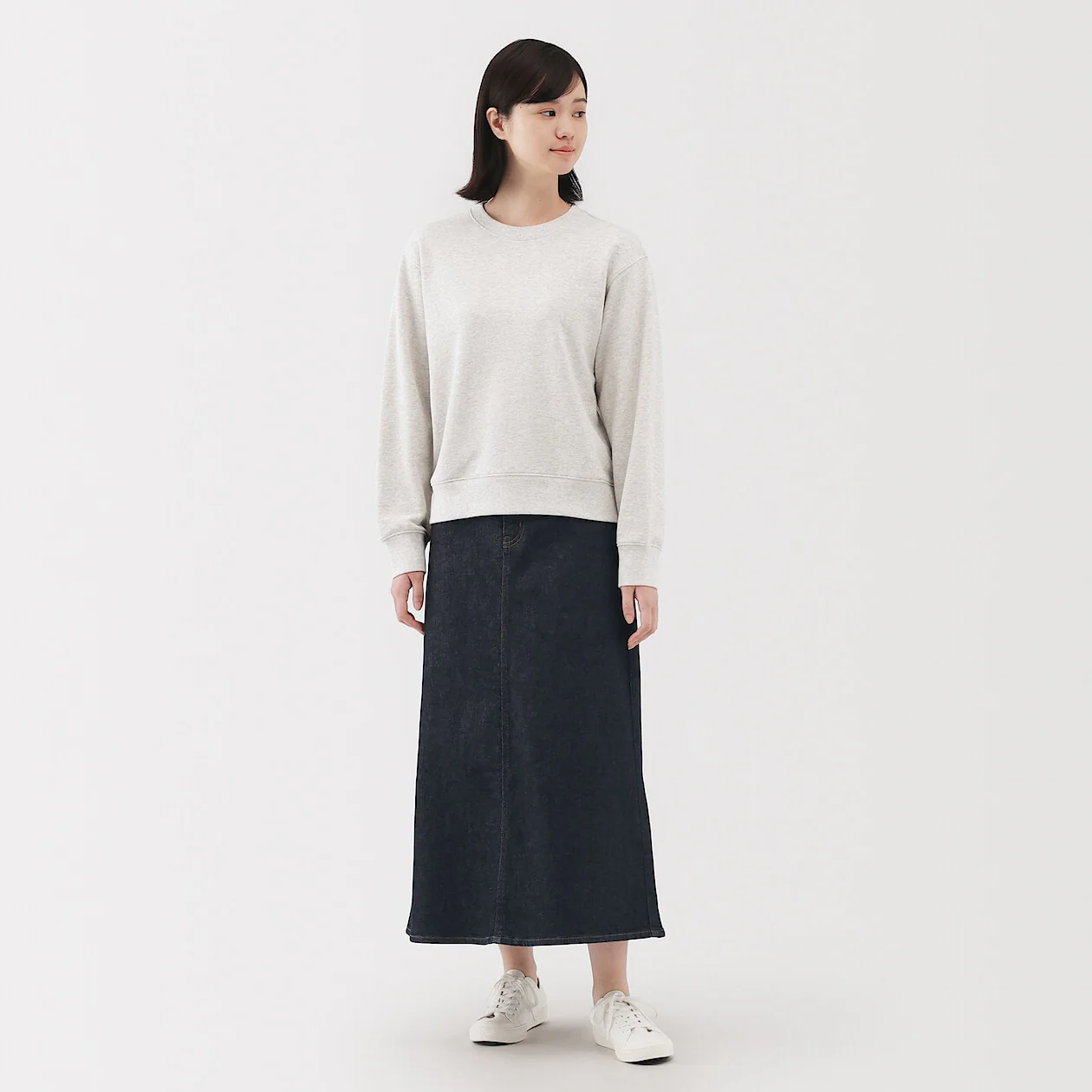 Stretch Denim A-Line Skirt - Image 24