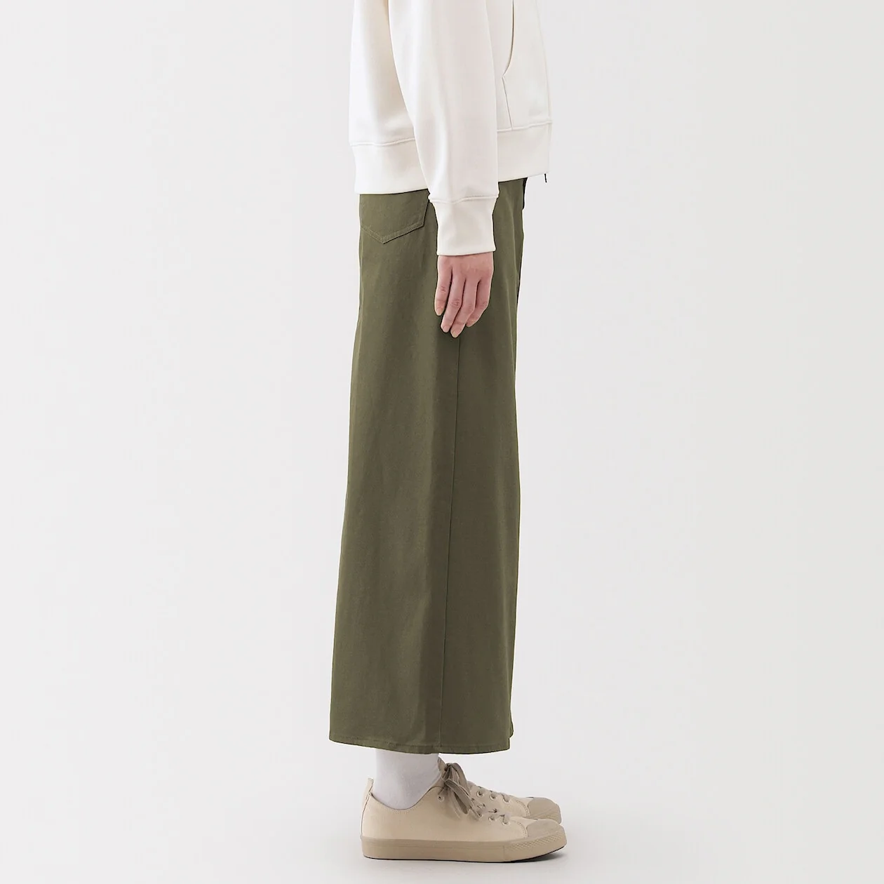 Stretch Denim A-Line Skirt - Image 3