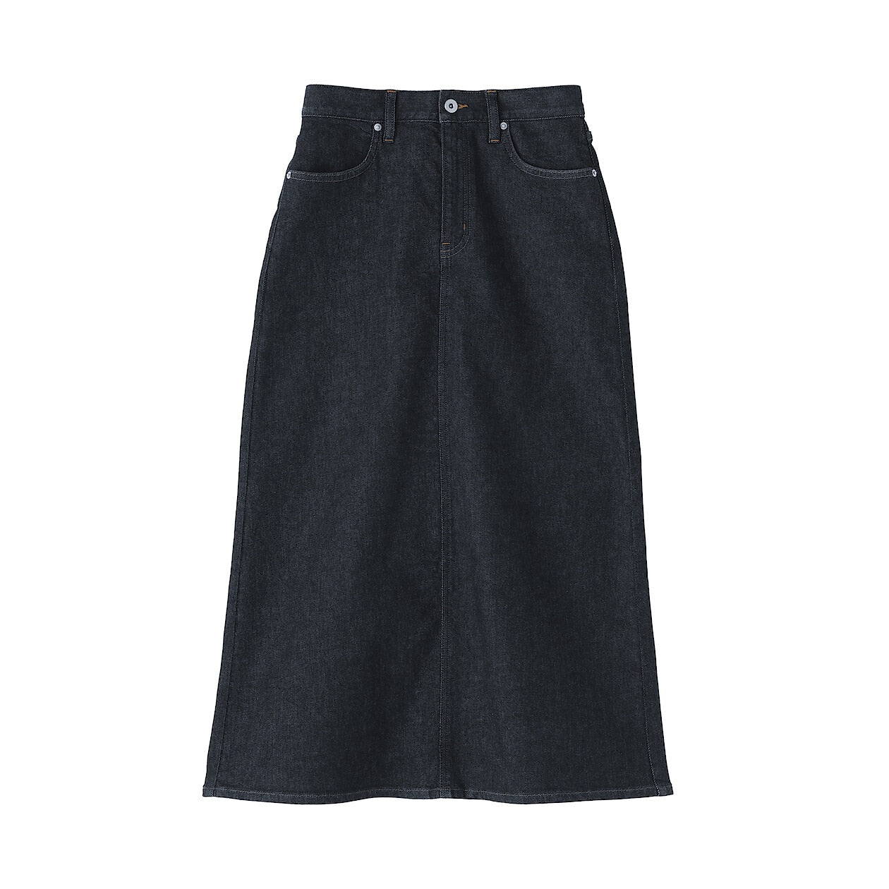 Stretch Denim A-Line Skirt - Image 32