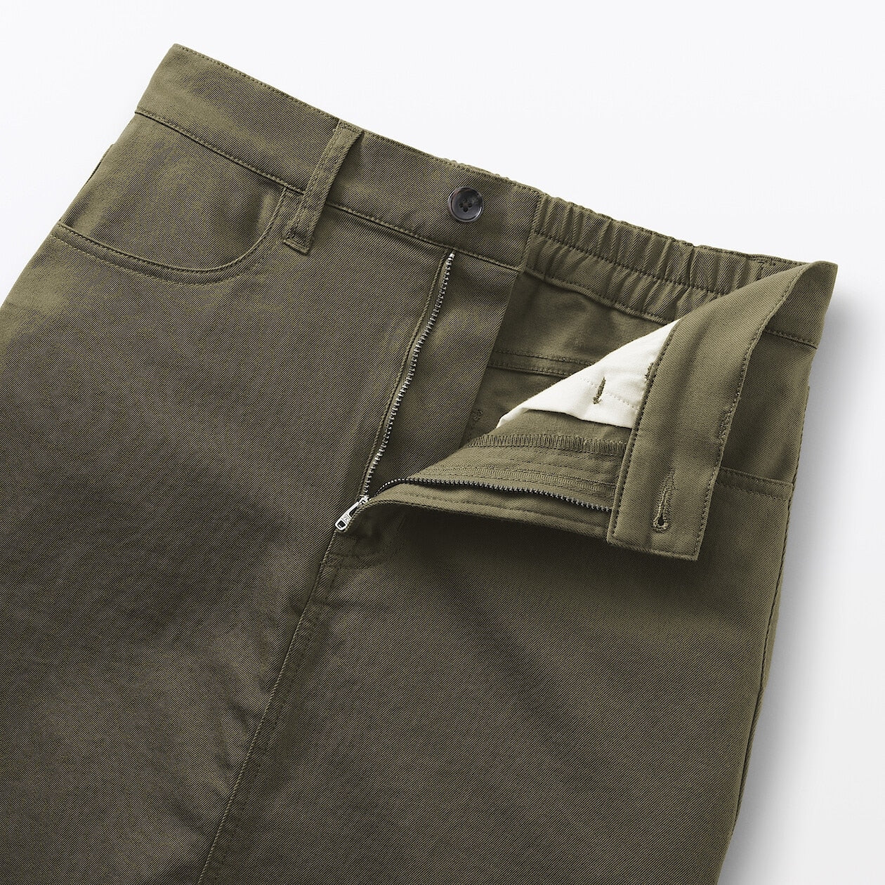 Stretch Denim A-Line Skirt - Image 8