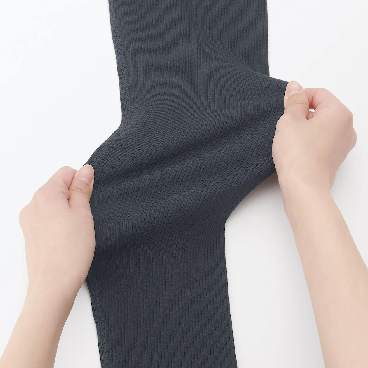Stretch Rib Leggings - Full Length - Image 8