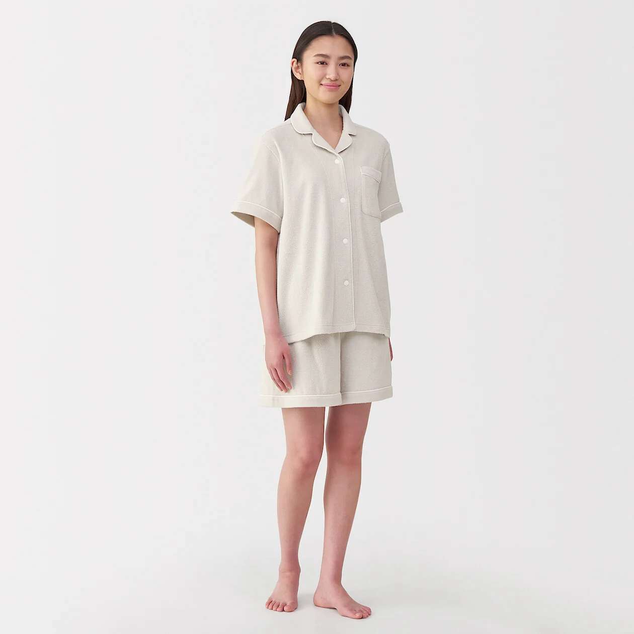Terry Towelling Short Sleeve Pyjamas - Image 10