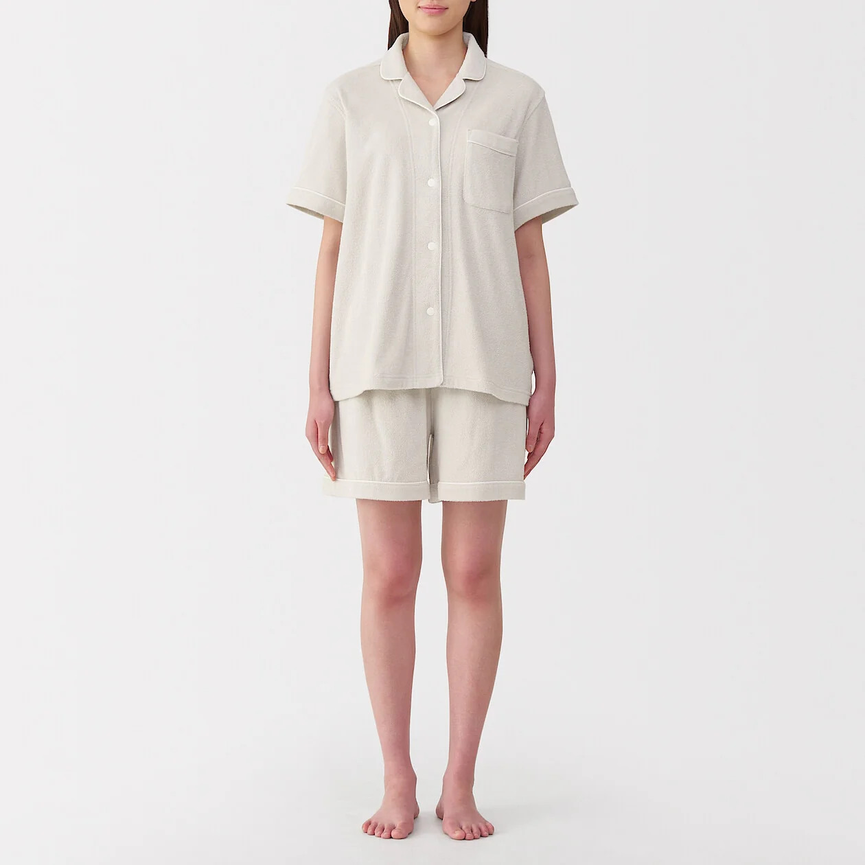 Terry Towelling Short Sleeve Pyjamas - Image 11