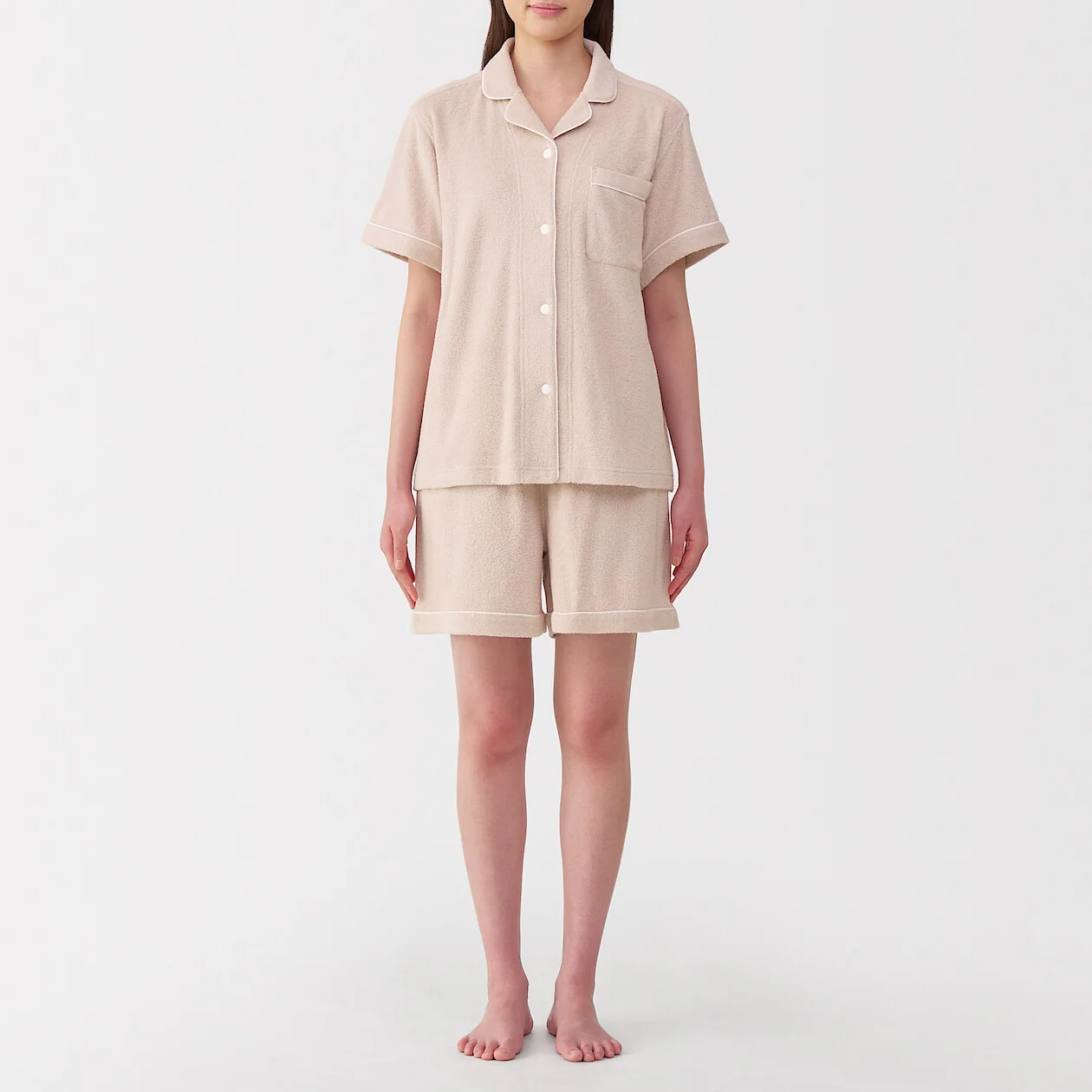 Terry Towelling Short Sleeve Pyjamas - Image 20