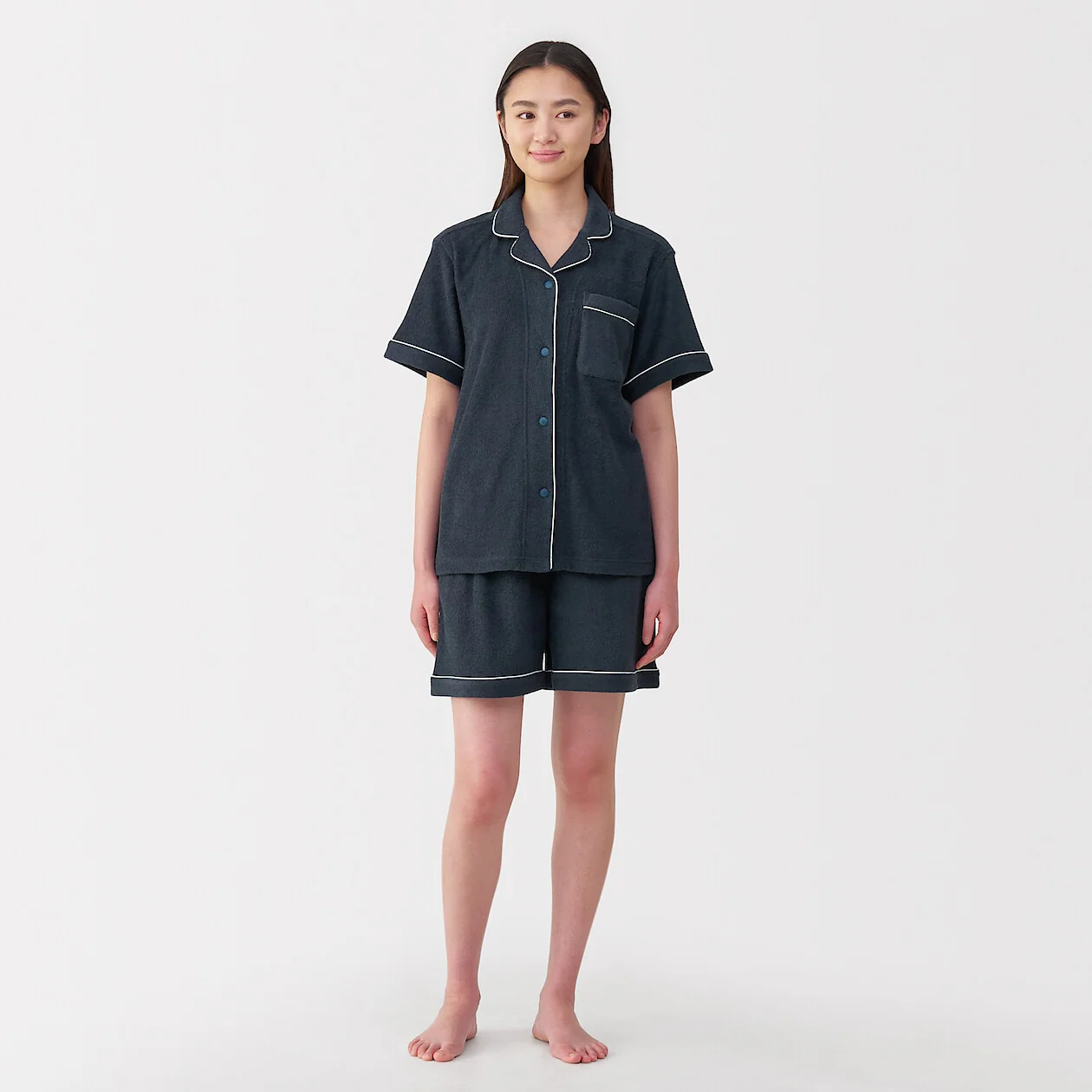 Terry Towelling Short Sleeve Pyjamas - Image 28