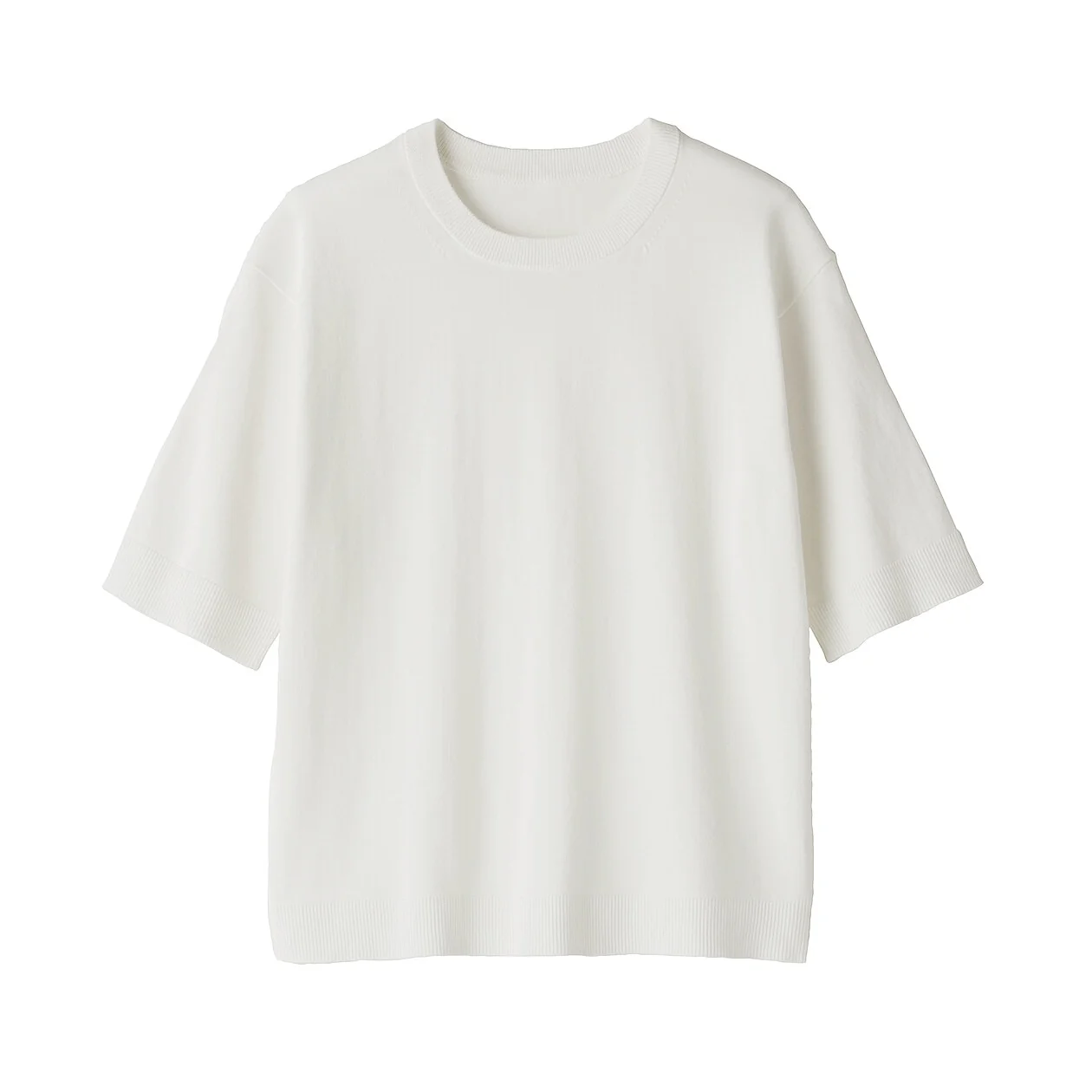 Cotton Knit Half Sleeve Sweater - Image 14