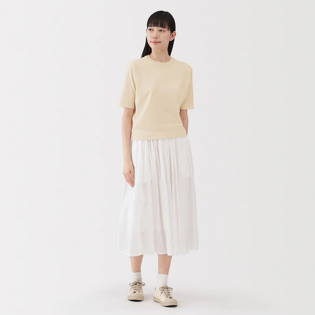 Cotton Knit Half Sleeve Sweater - Image 18