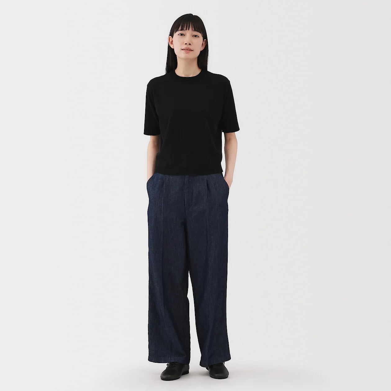 Cotton Knit Half Sleeve Sweater - Image 2