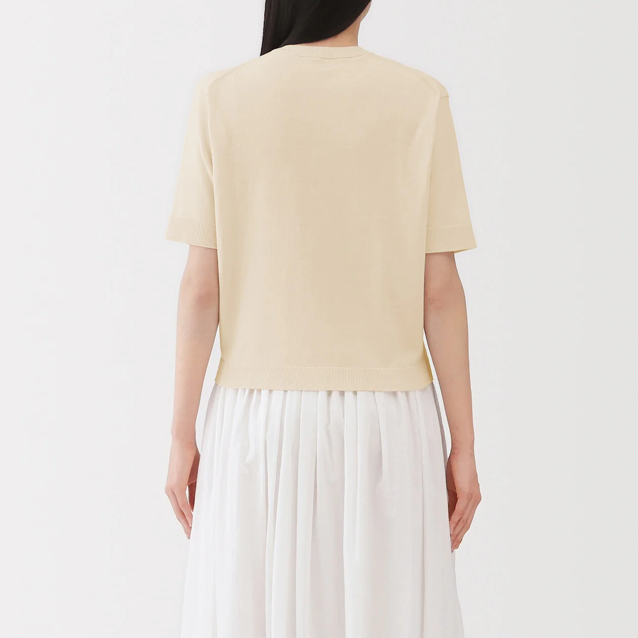 Cotton Knit Half Sleeve Sweater - Image 20