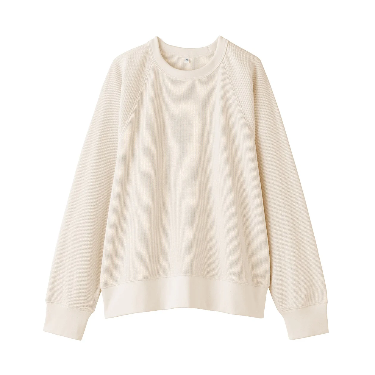 Waffle Knit Crewneck Long Sleeve T-Shirt - Image 20
