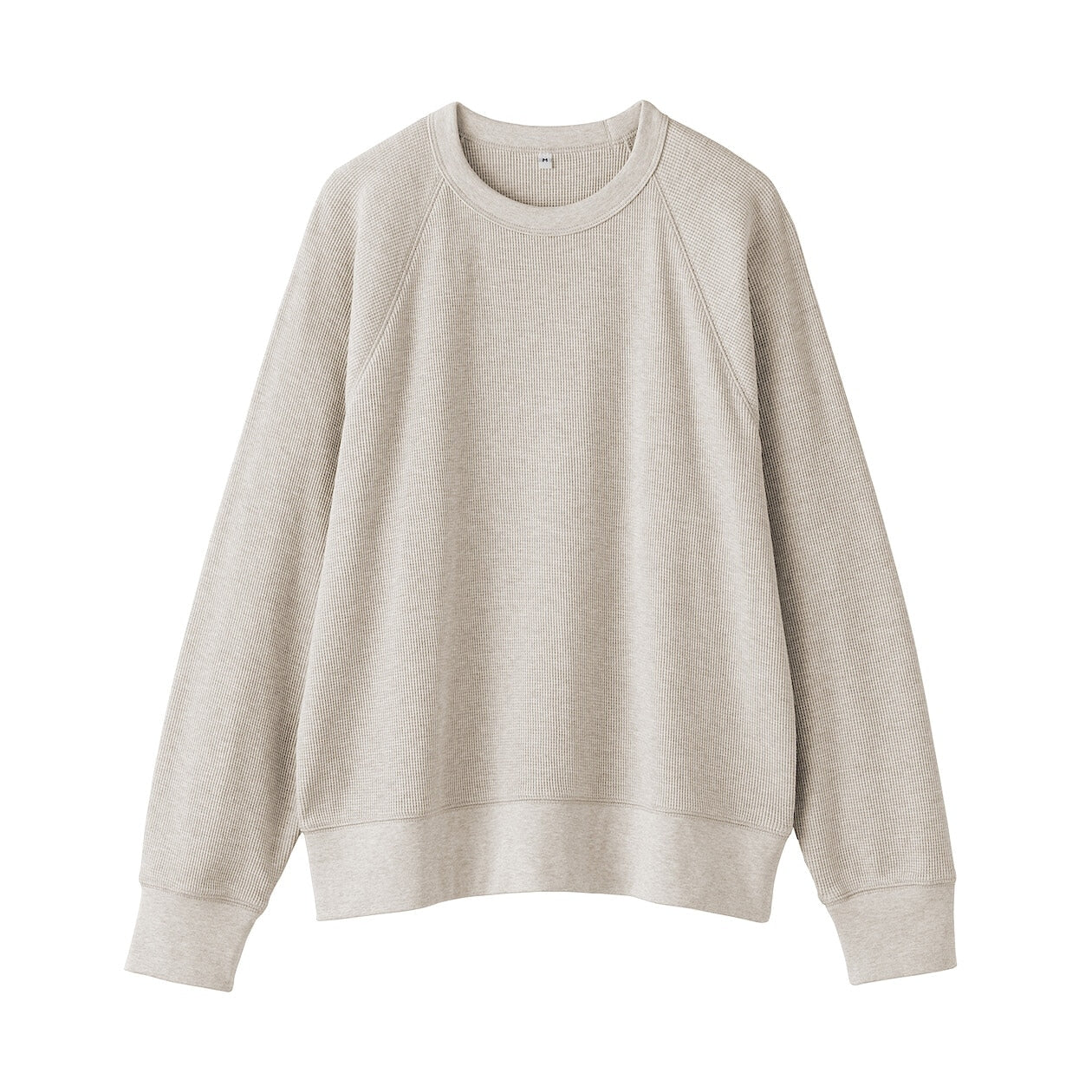 Waffle Knit Crewneck Long Sleeve T-Shirt - Image 28