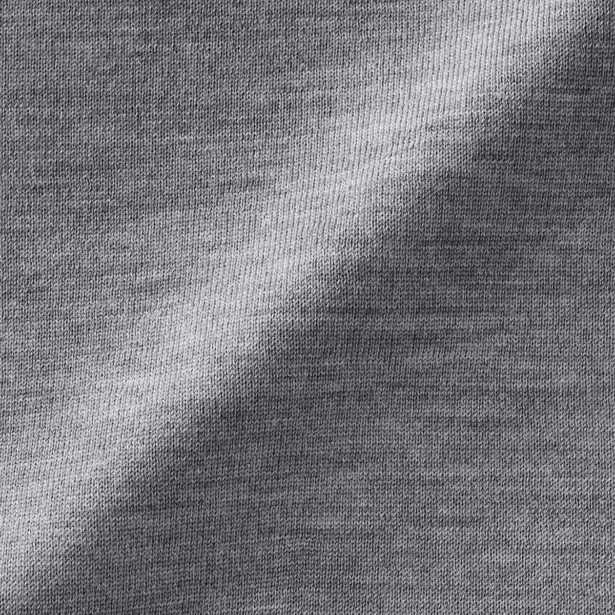 Washable Wool High-Gauge Crewneck Cardigan - Image 11