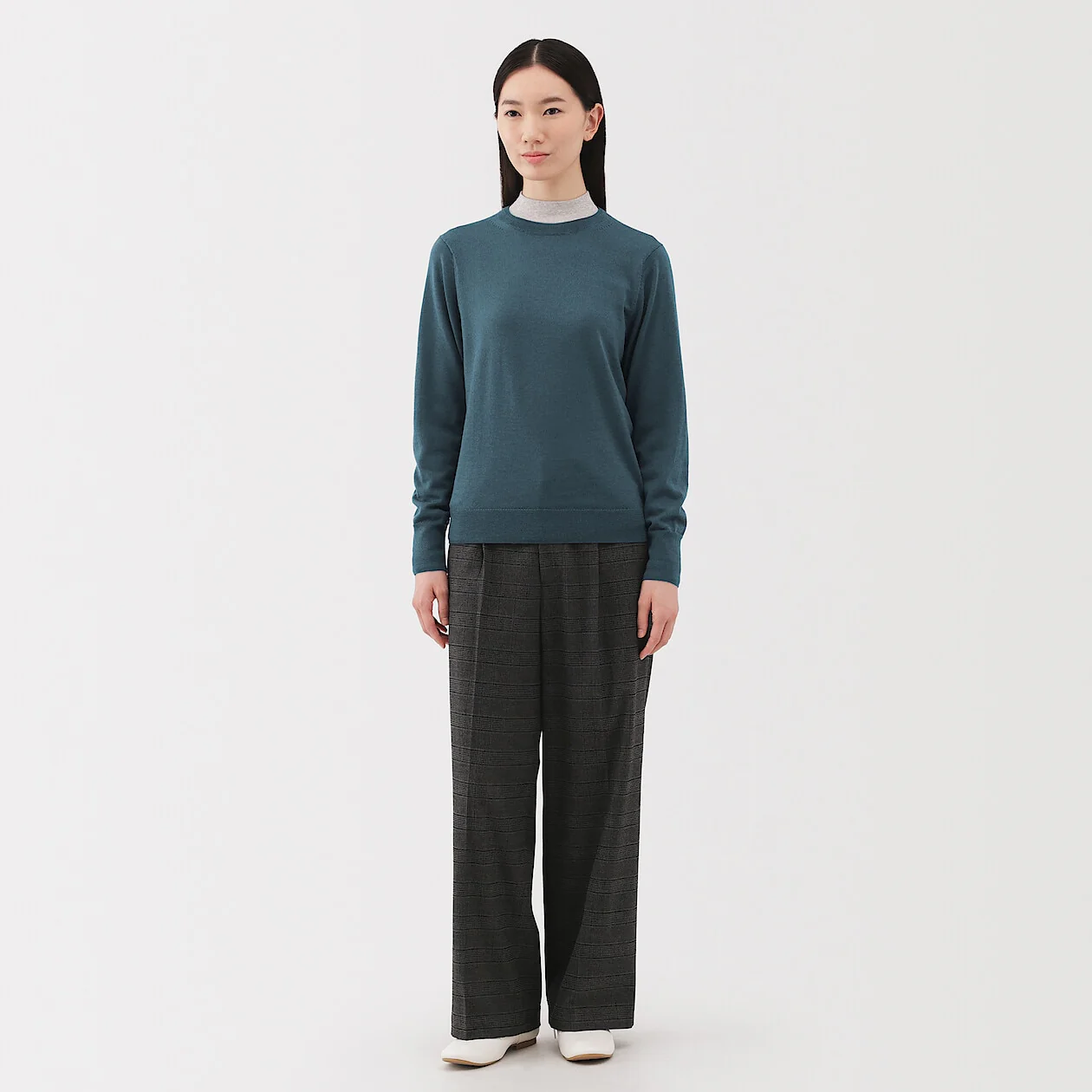 Washable Wool High-Gauge Crewneck Sweater - Image 29