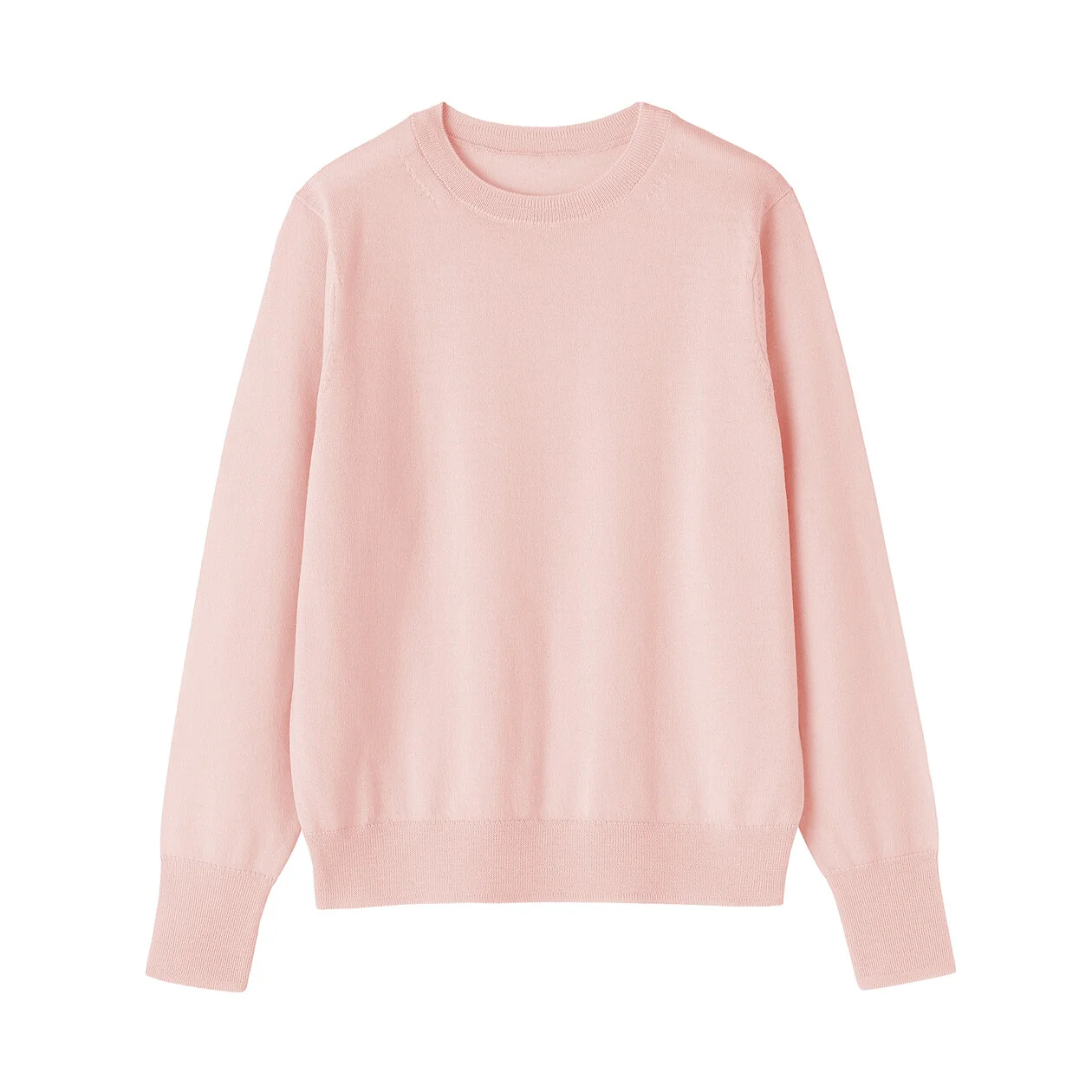 Washable Wool High-Gauge Crewneck Sweater - Image 6