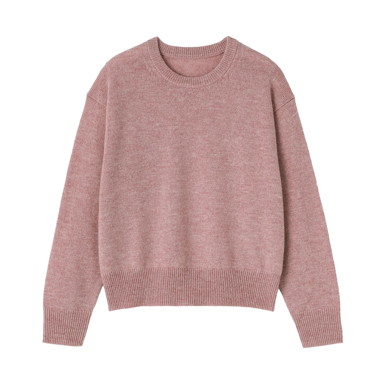 Washable Wool Mid Gauge Crewneck Sweater - Image 3