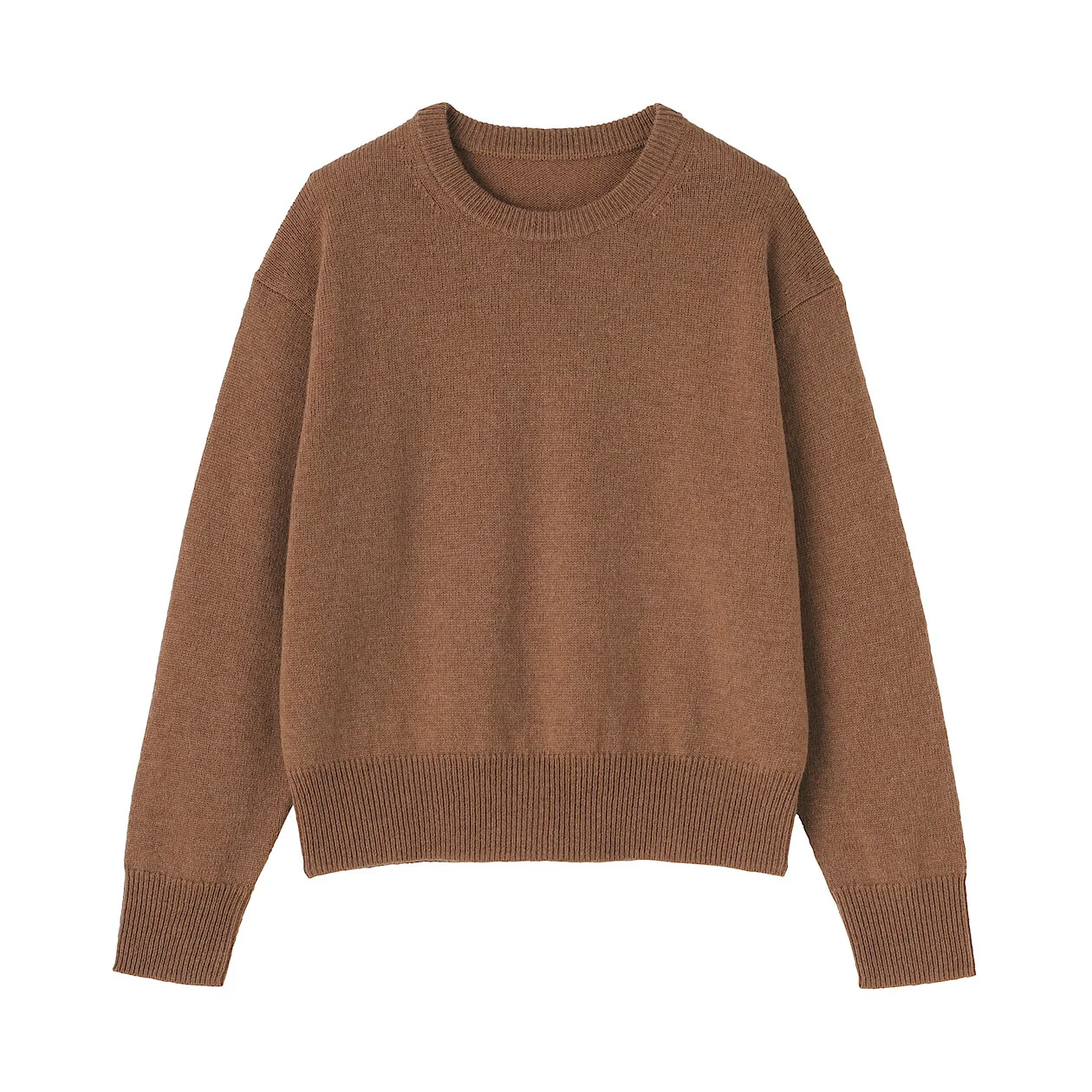 Washable Wool Mid Gauge Crewneck Sweater - Image 7