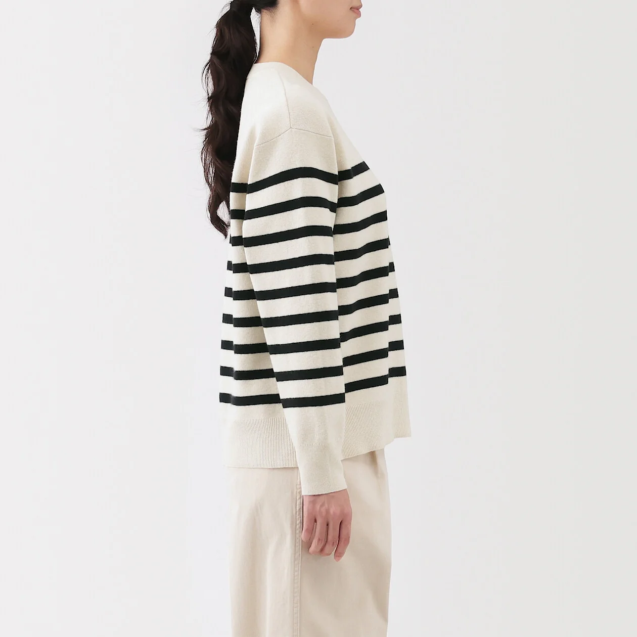 Washable Milano Ribbed Crewneck Sweater - Image 3