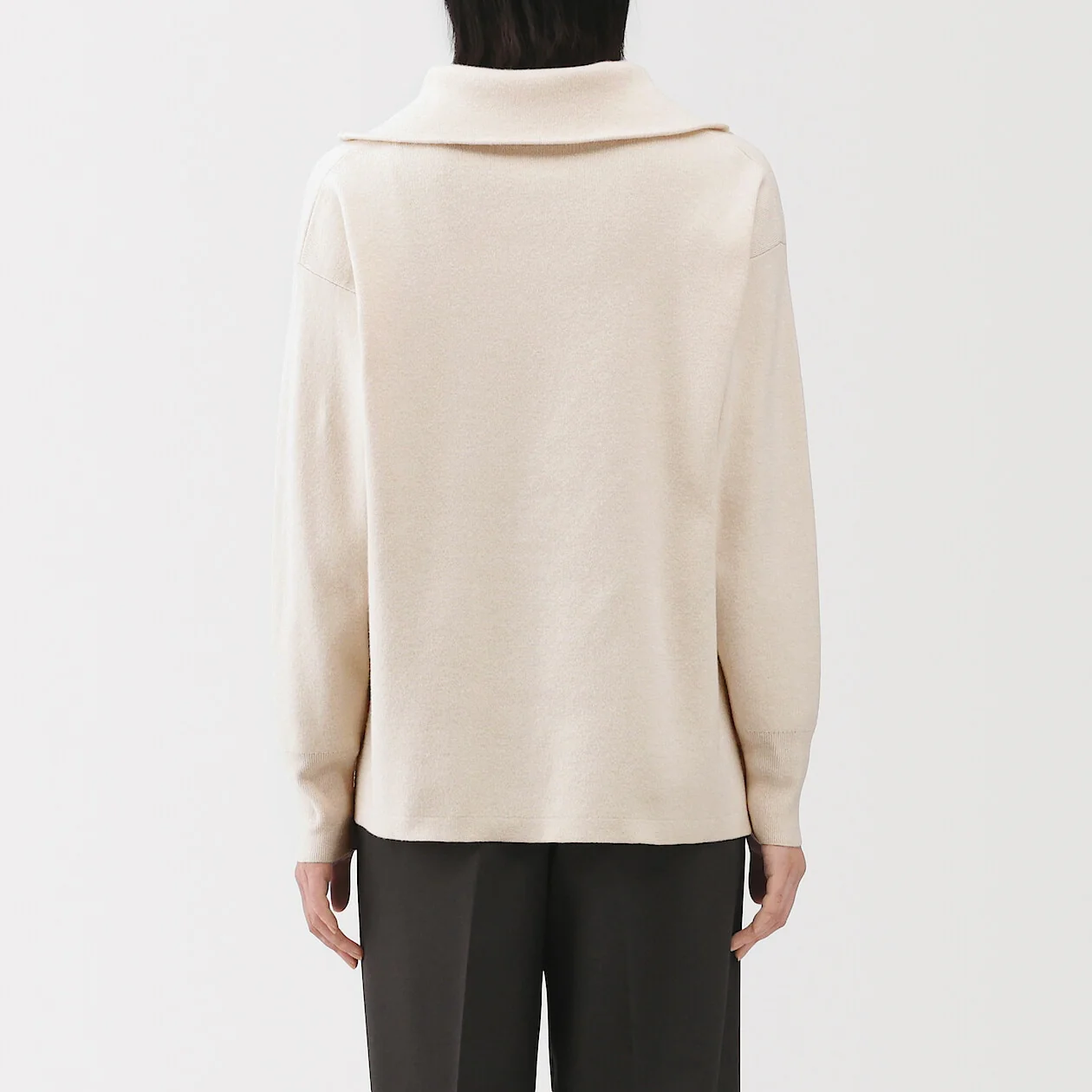 Washable Milano Ribbed Half-Zip Sweater - Image 4