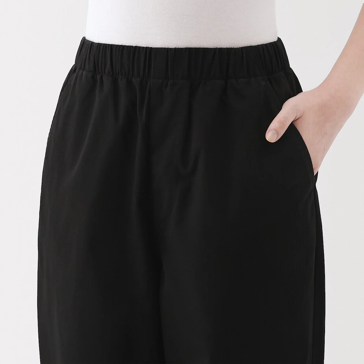 Washed Cotton Easy Tapered Pants - Image 14