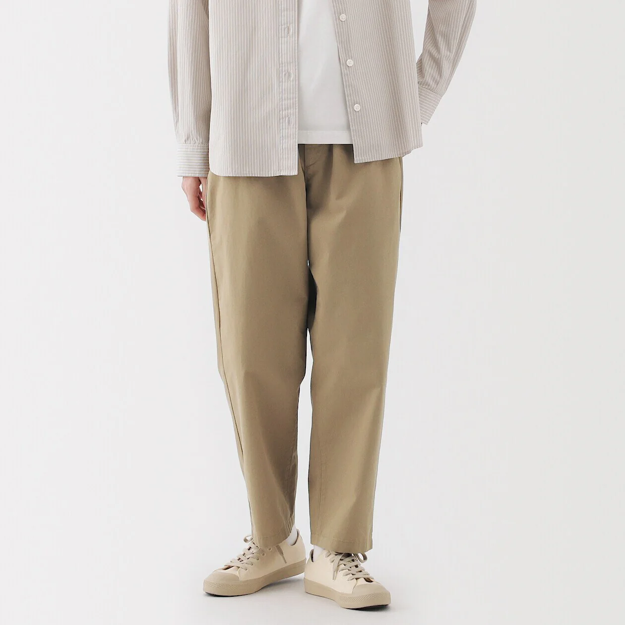 Washed Cotton Easy Tapered Pants - Image 19