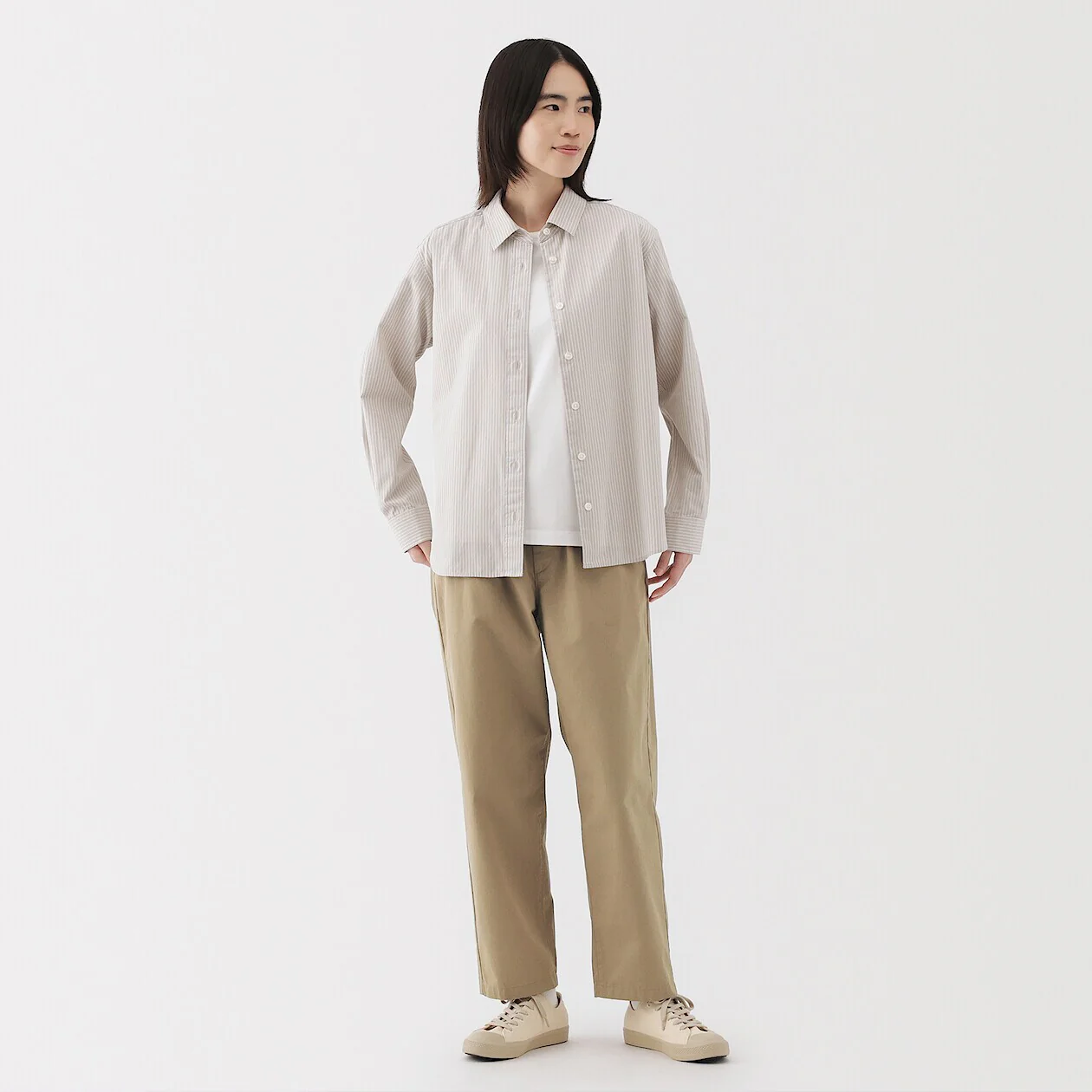 Washed Cotton Easy Tapered Pants - Image 20