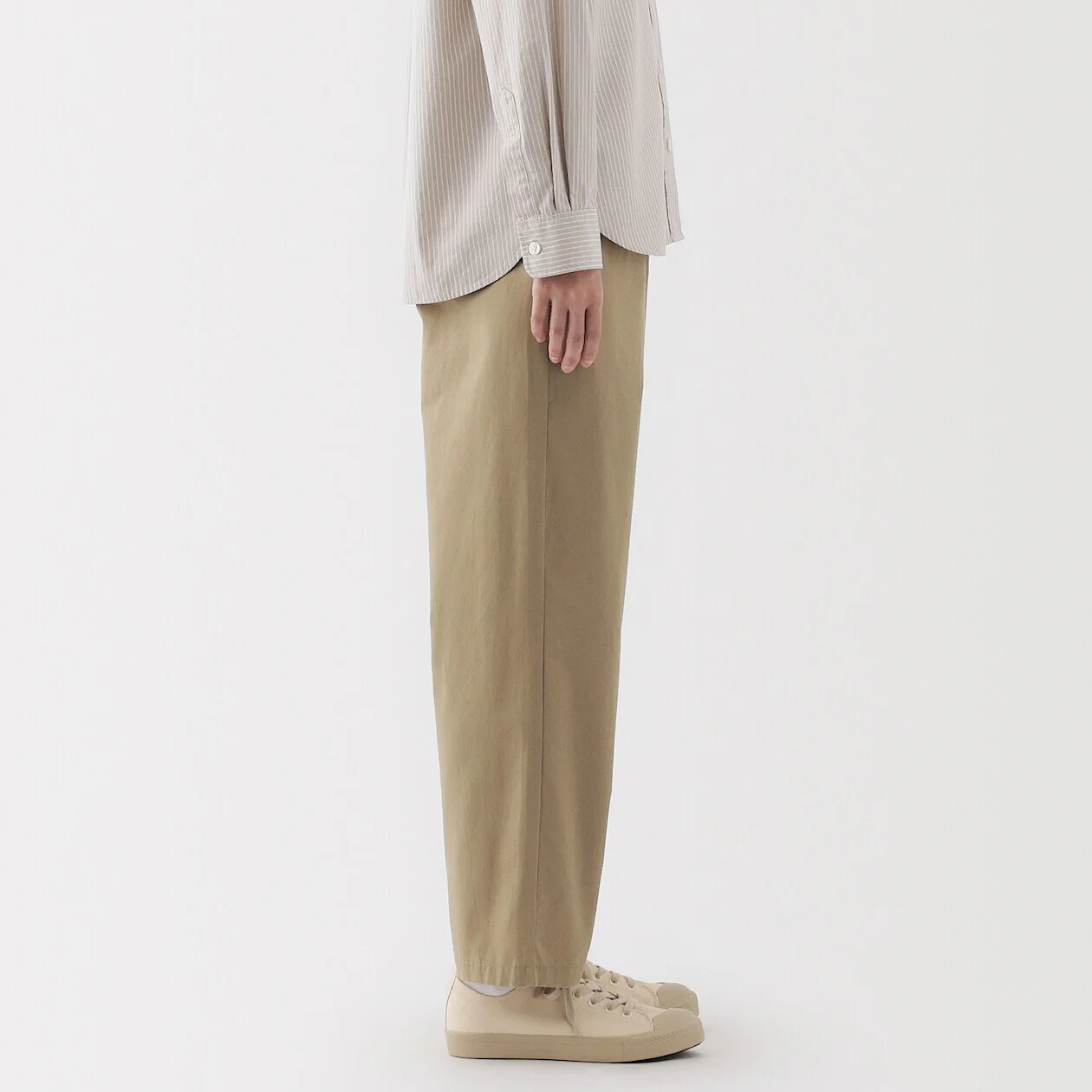 Washed Cotton Easy Tapered Pants - Image 21