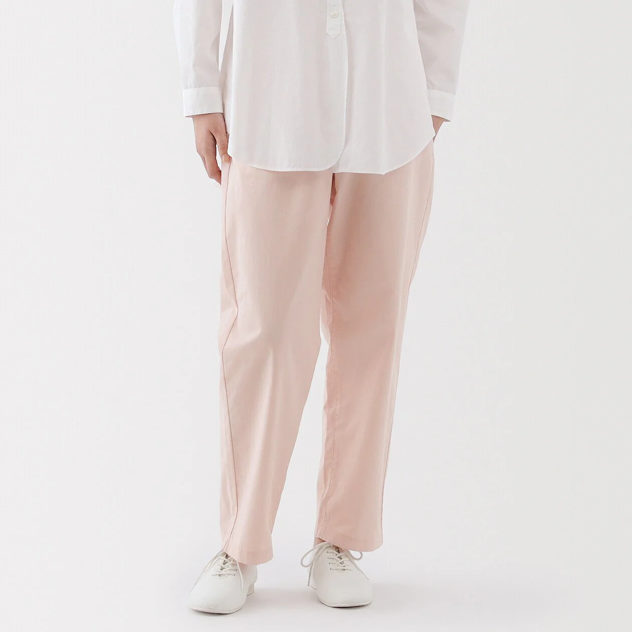 Washed Cotton Easy Tapered Pants - Image 28