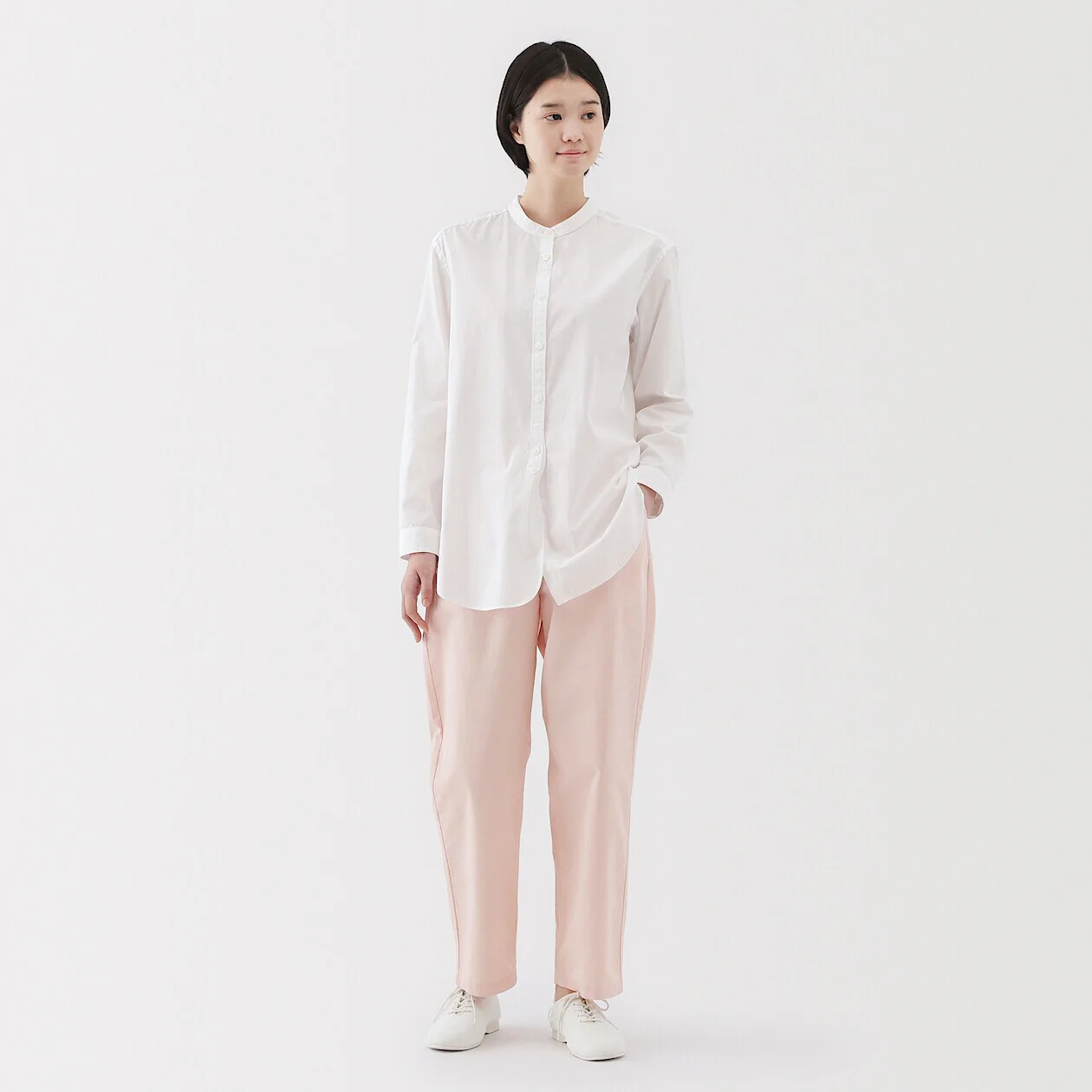 Washed Cotton Easy Tapered Pants - Image 29