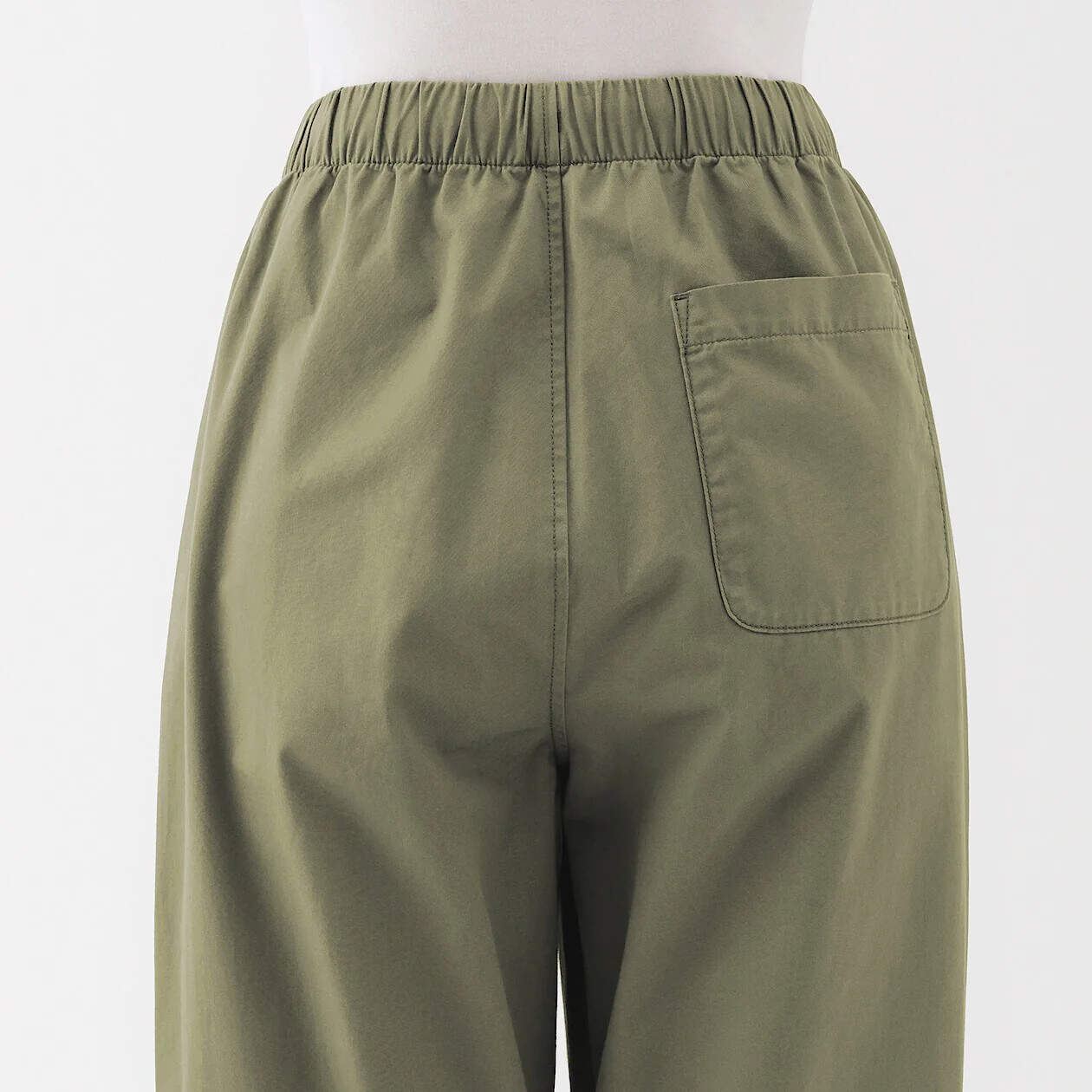 Washed Cotton Easy Tapered Pants - Image 6