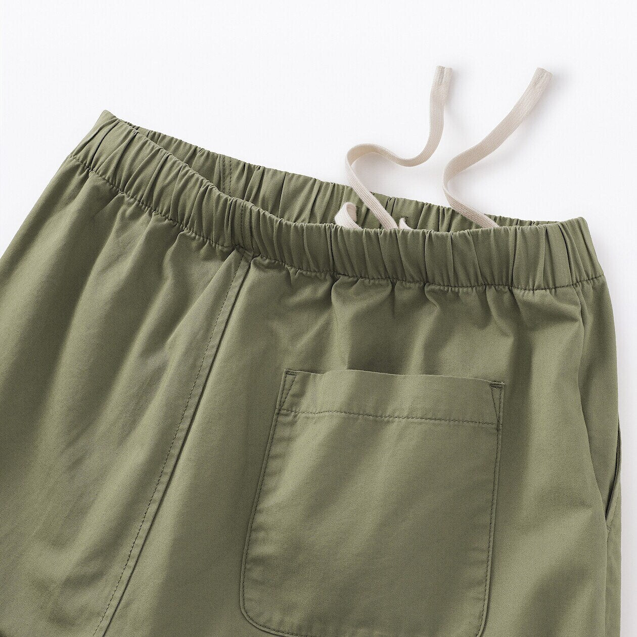 Washed Cotton Easy Tapered Pants - Image 7