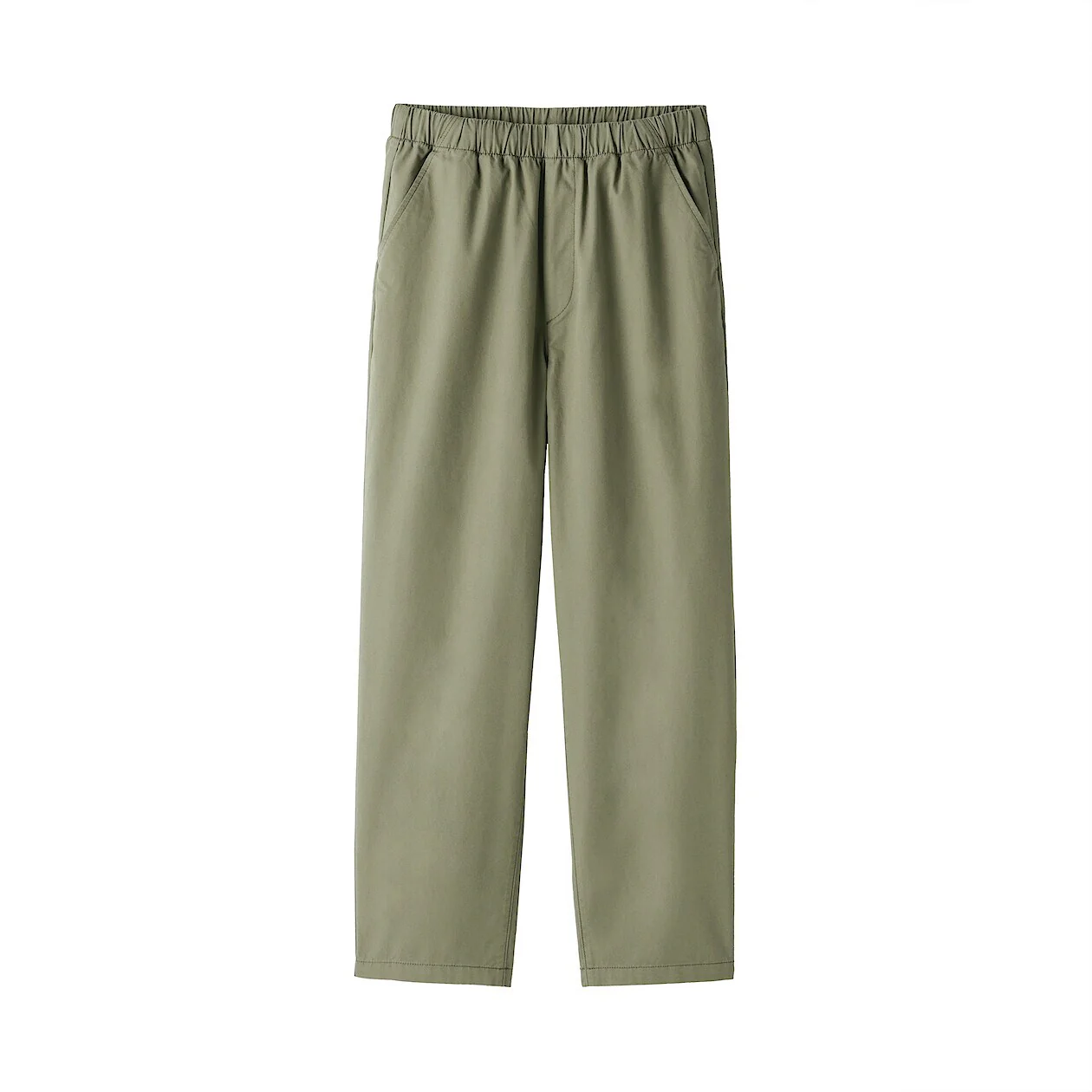 Washed Cotton Easy Tapered Pants - Image 8