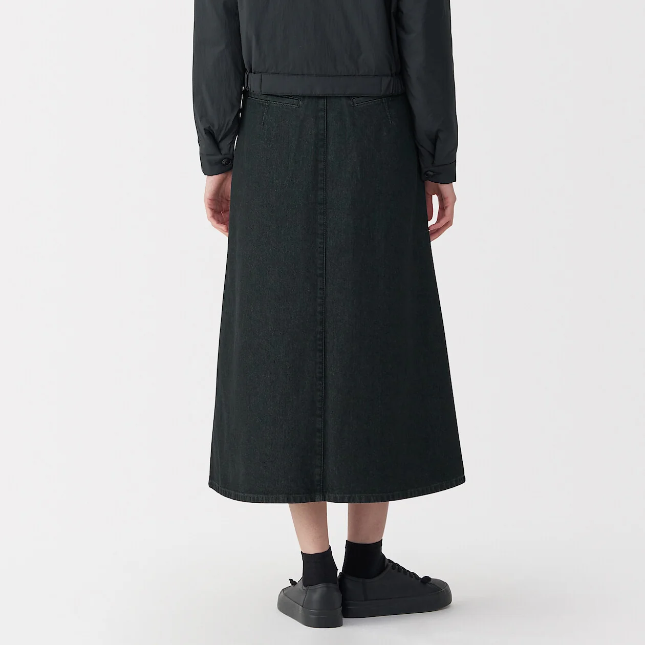 MUJI Labo Washi Blend Denim Skirt - Image 14