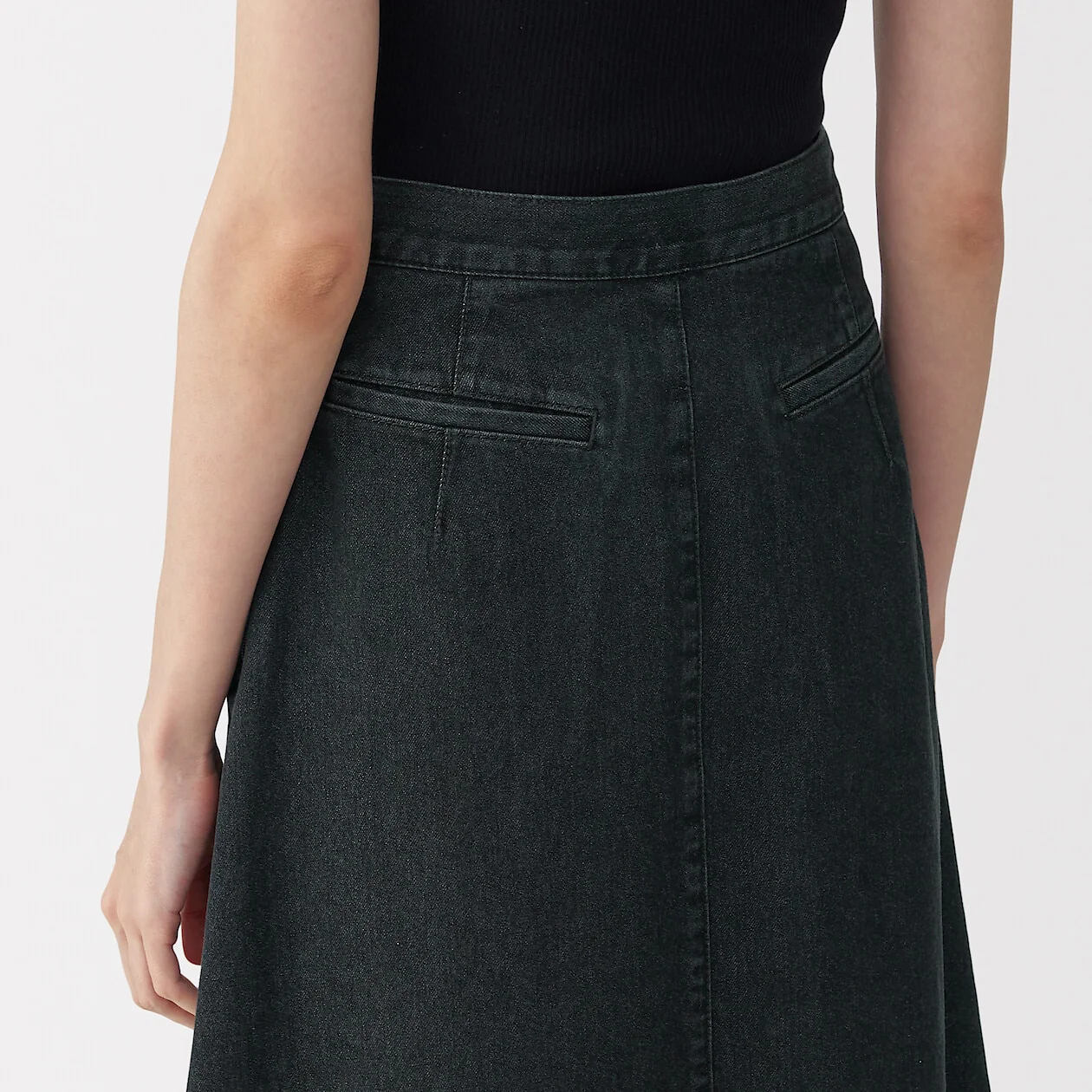 MUJI Labo Washi Blend Denim Skirt - Image 16