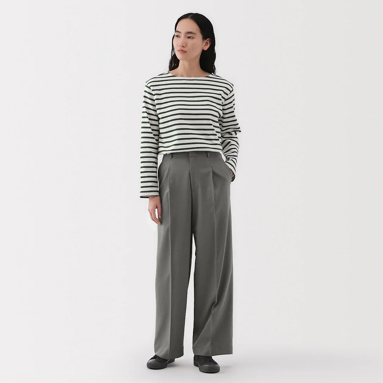 Water Repellent Darted Straight Pants - Image 12