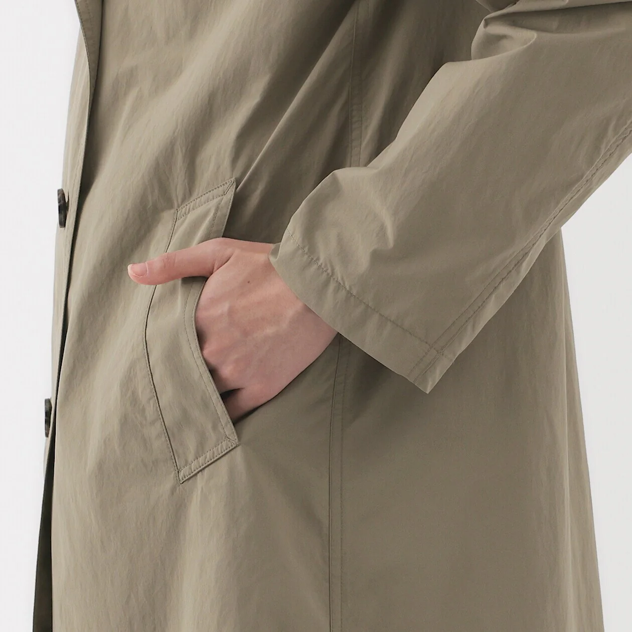 Water Repellent Trench Coat - Image 9