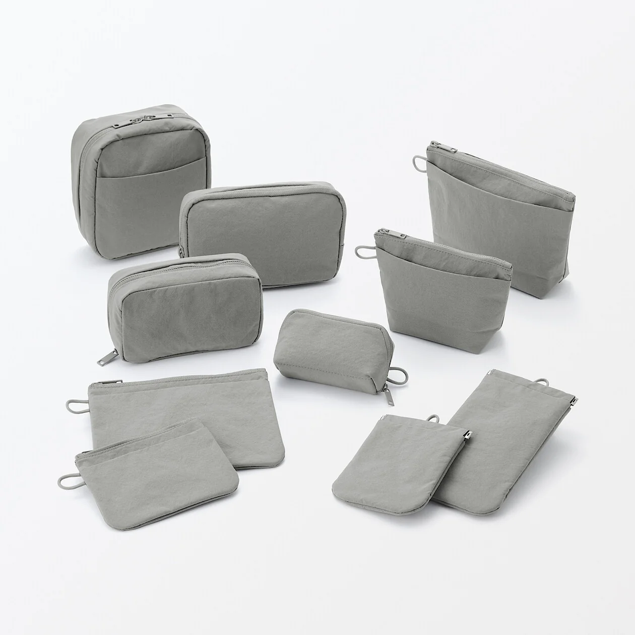 Wrinkled Nylon Wide-Opening Pouch - Image 21