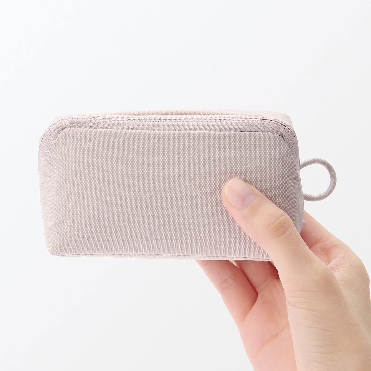Wrinkled Nylon Wide-Opening Pouch - Image 6